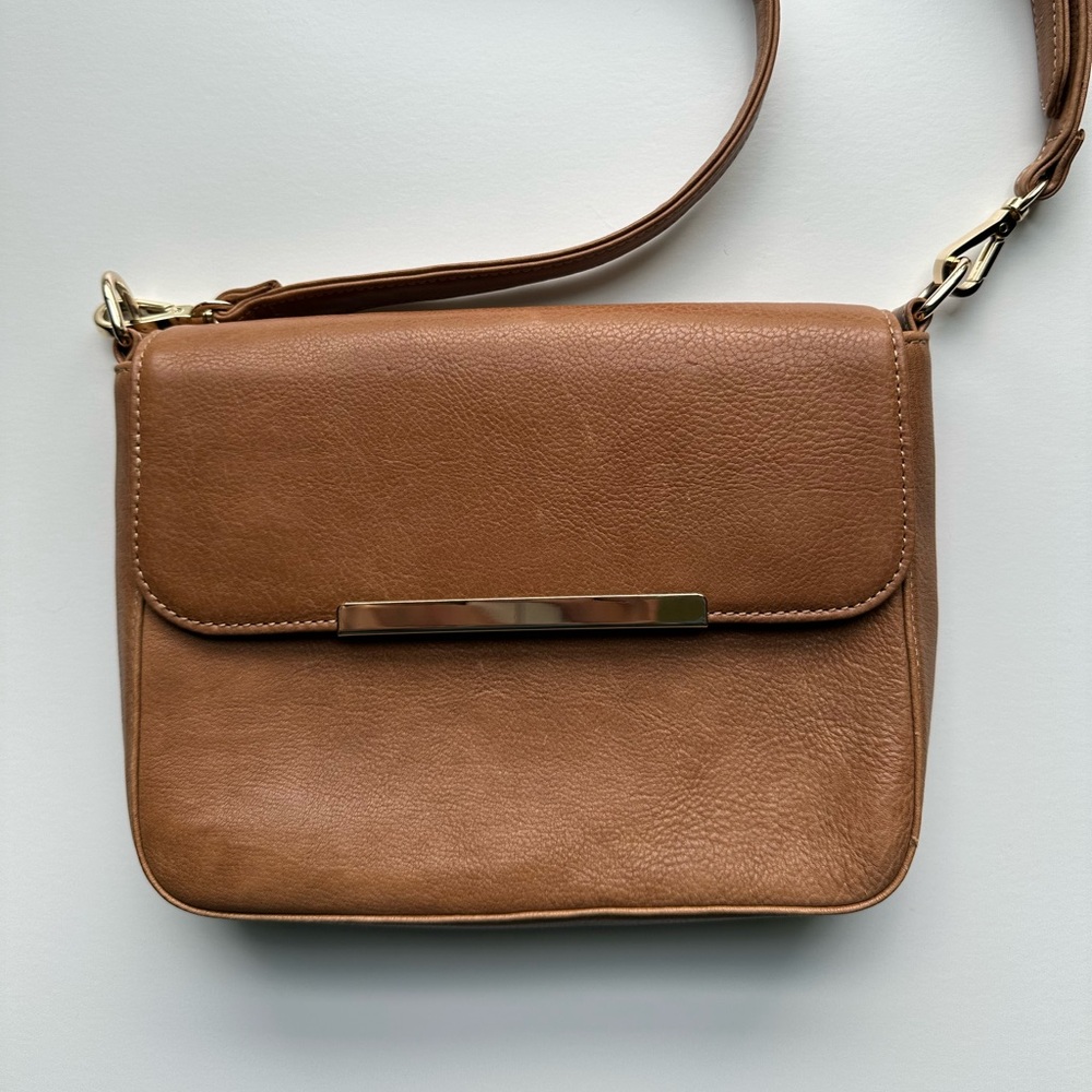 Vegan Leather Crossbody Bag
